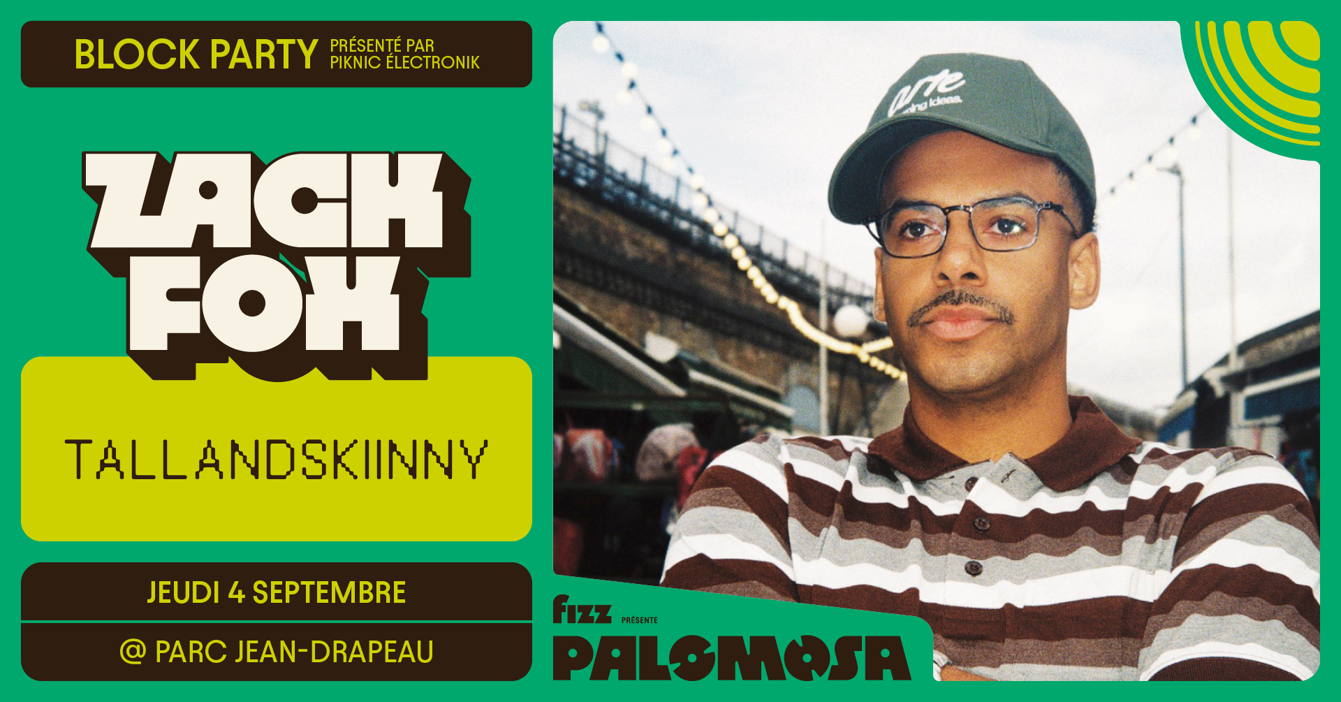 Palomosa Block Party 4 septembre 2025 Palomosa Montréal, QC