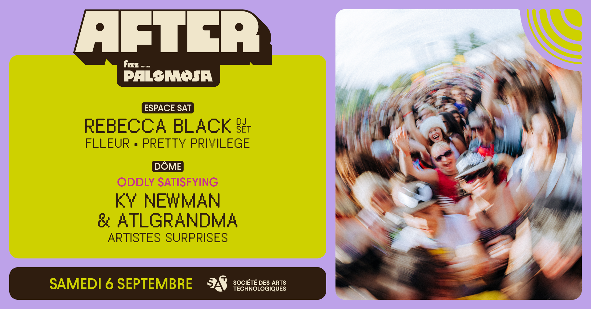 After Party Palomosa 6 septembre 2025 SAT Montréal, QC